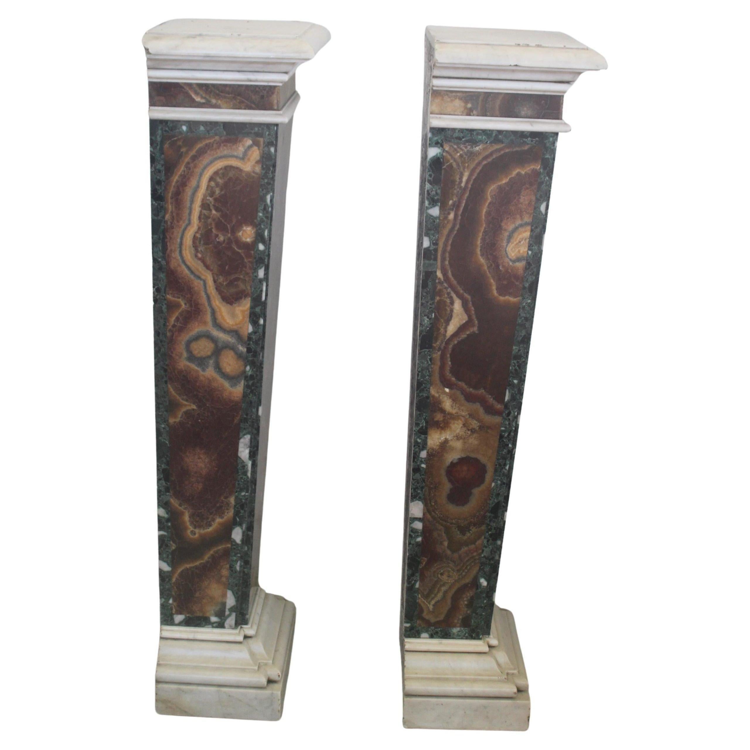 Herms-Paar aus Hartgestein (Italienisch) im Angebot