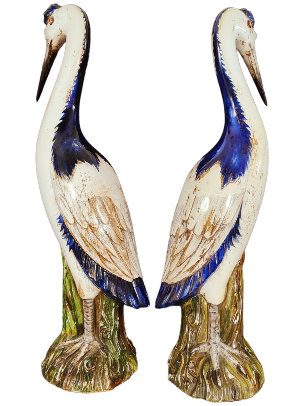 Baroque Pair of Herrons in from 50s-20th Century