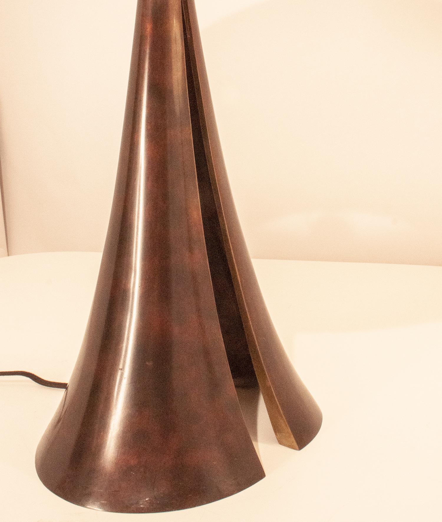 Bronze Paire de lampes Herve Van Der Straeten:: France:: 2004