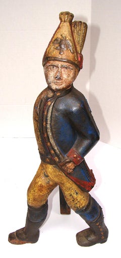 Pair of Hessian Andirons