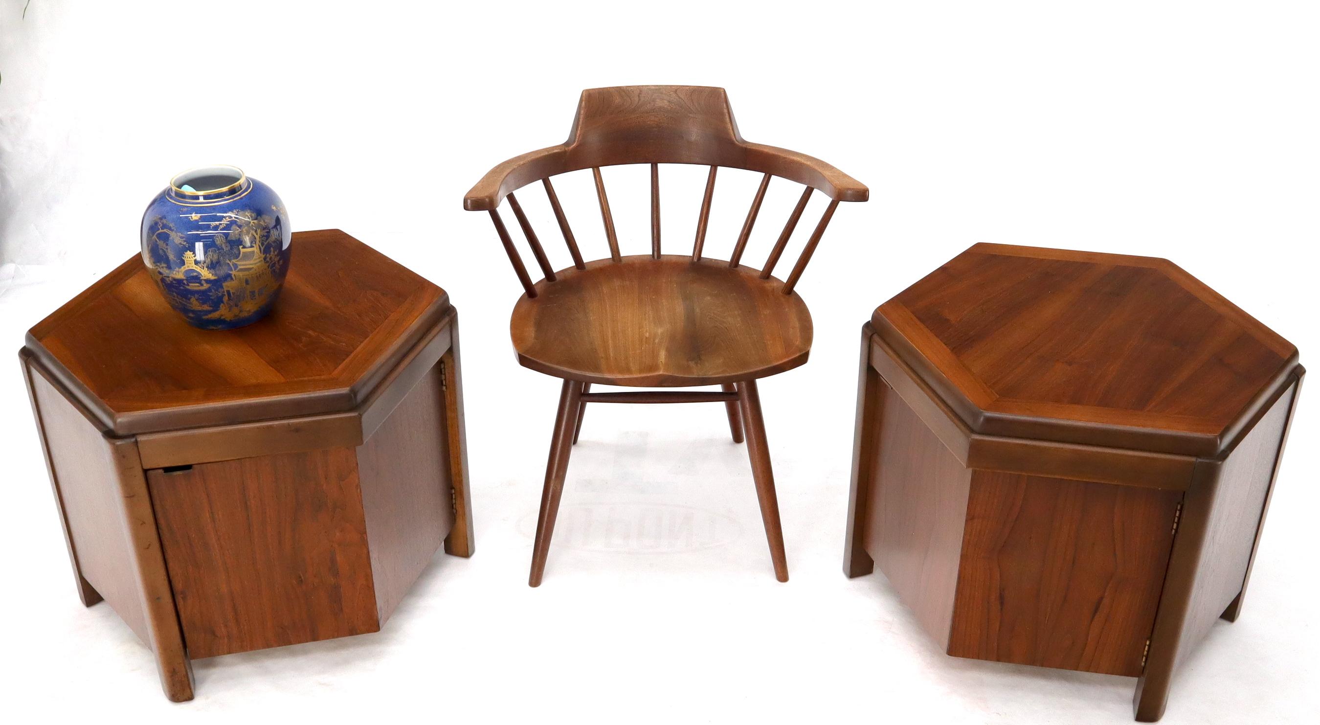 hexagon side tables