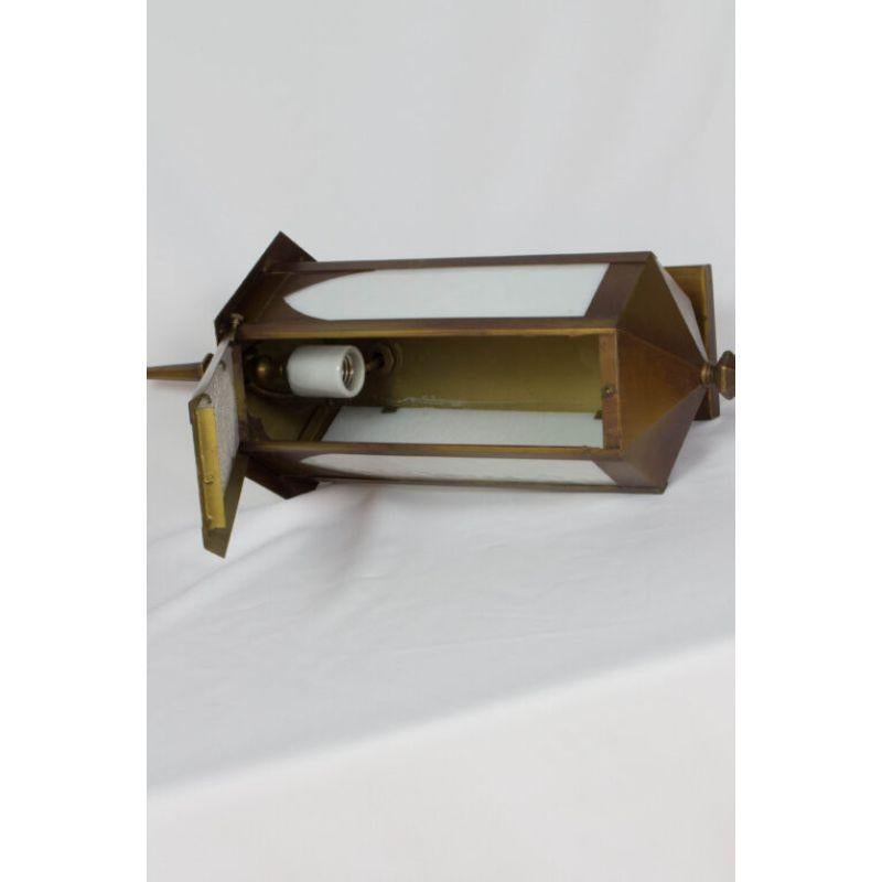 Gothic Pair of Hexagonal Exterior Sconces