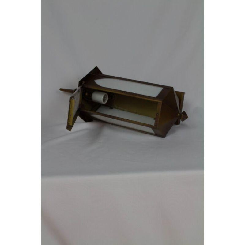 American Pair of Hexagonal Exterior Sconces