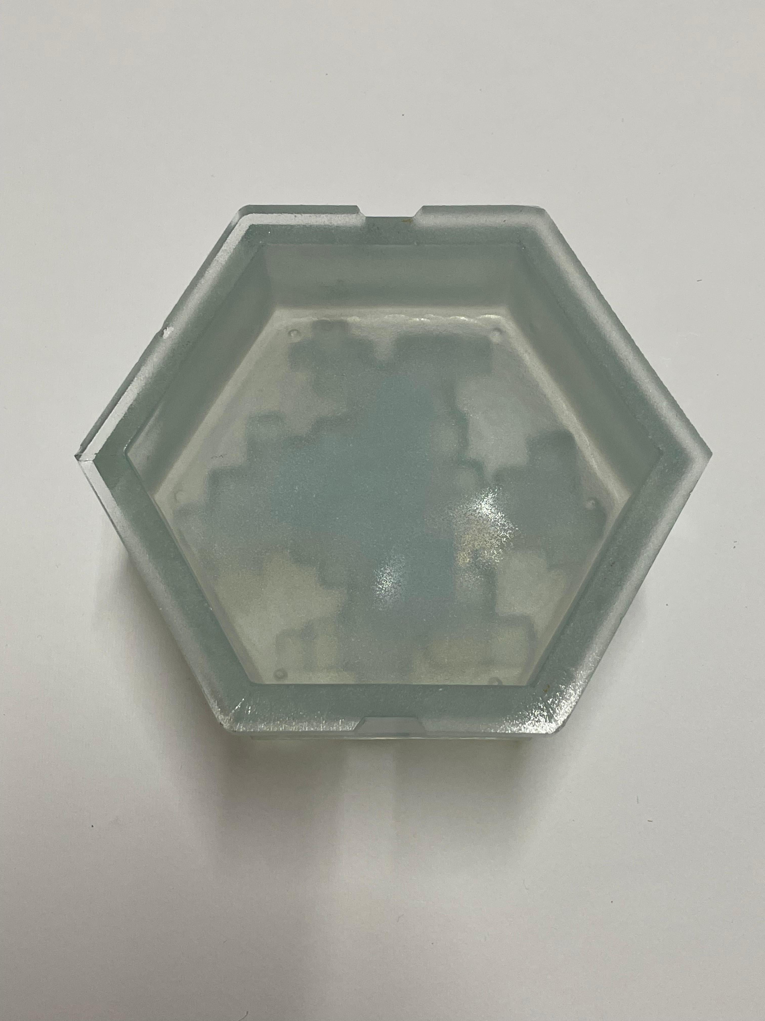 Pair of Hexagonal Modular Sconces / Flush Mounts by Poliarte For Sale 6