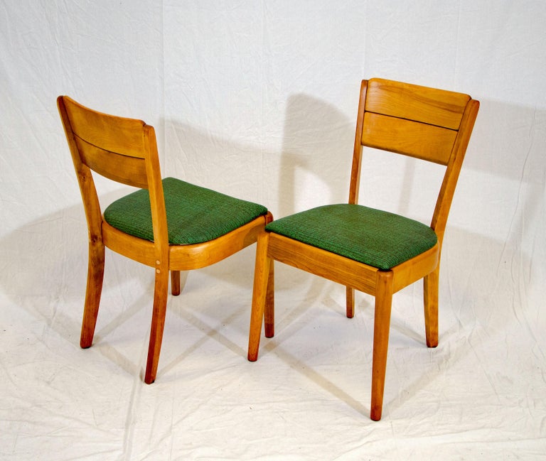 Pair of Heywood Wakefield Dining Chairs, C3700 at 1stDibs