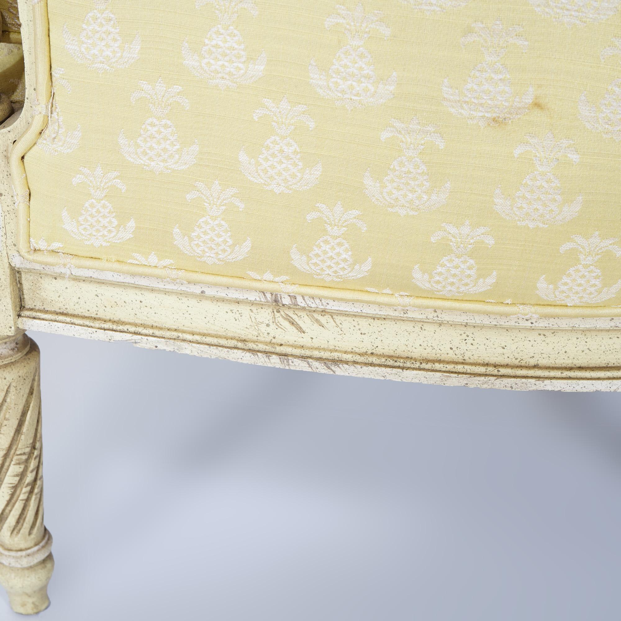 Pair of Hibriten-Bernhardt French Louis XVI Style Bergère Chairs 20thC 10