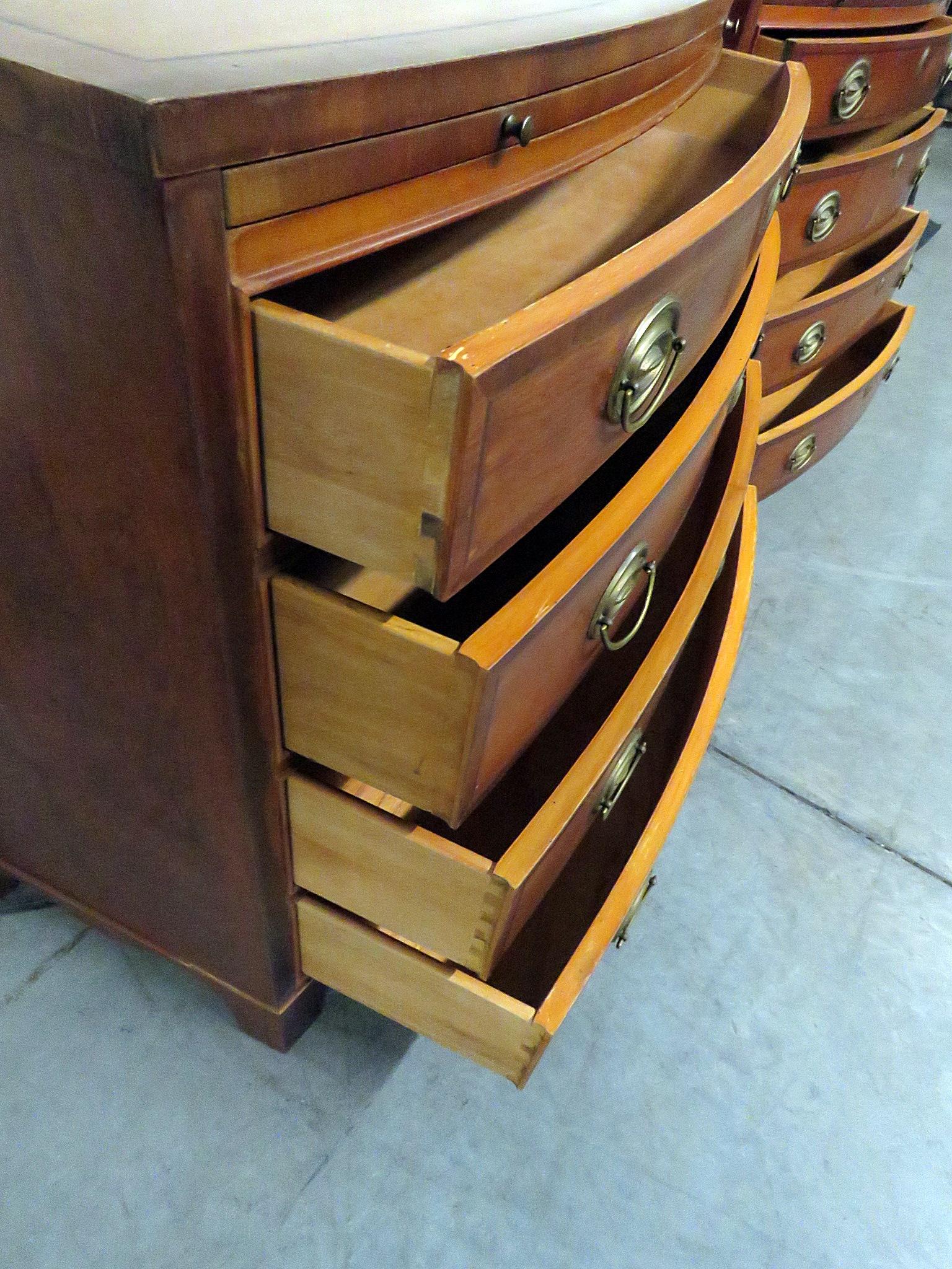 20th Century Pair of Hickory Mfr Bachelors Chests