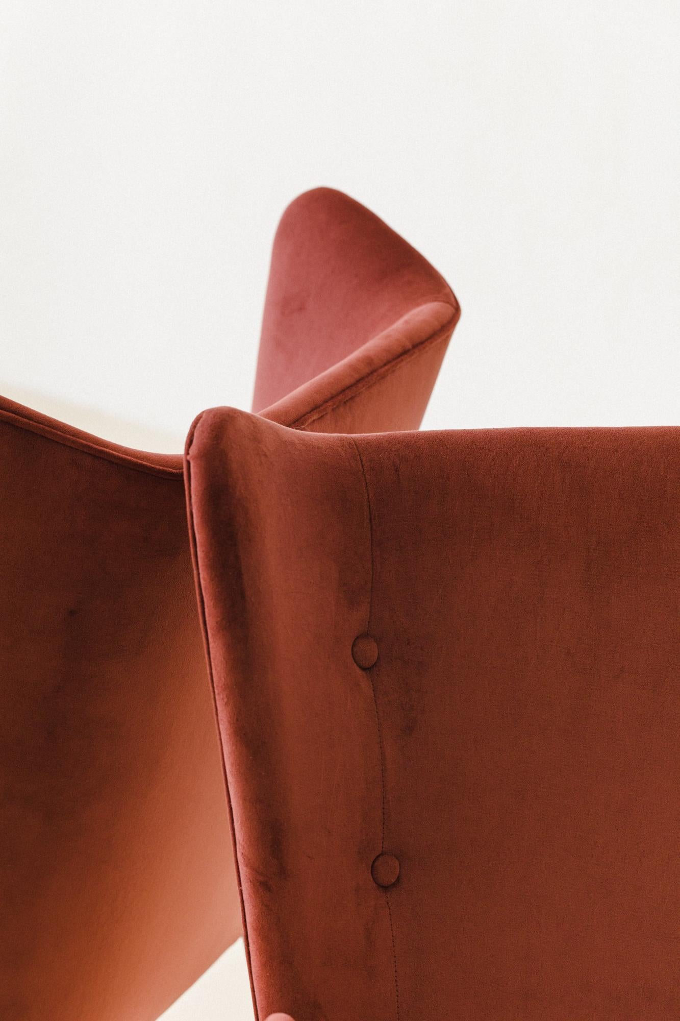 Paire de fauteuils hauts de Carlo Hauner et Martin Eisler, design brésilien en vente 3
