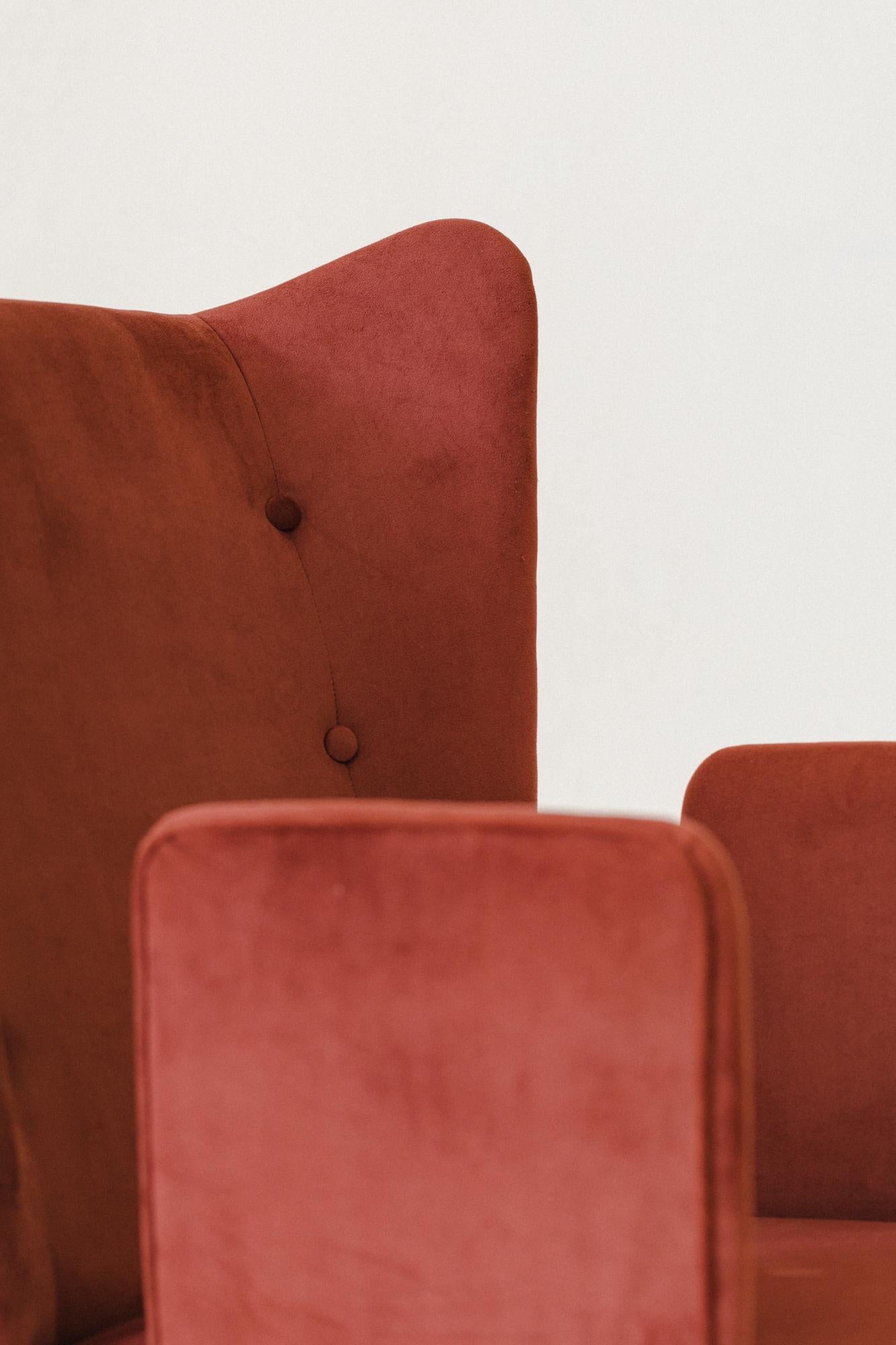 Paire de fauteuils hauts de Carlo Hauner et Martin Eisler, design brésilien en vente 1