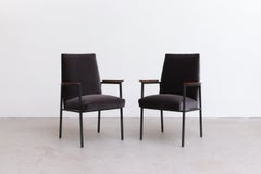 Paar Sessel mit hoher Rückenlehne von Tijsselling