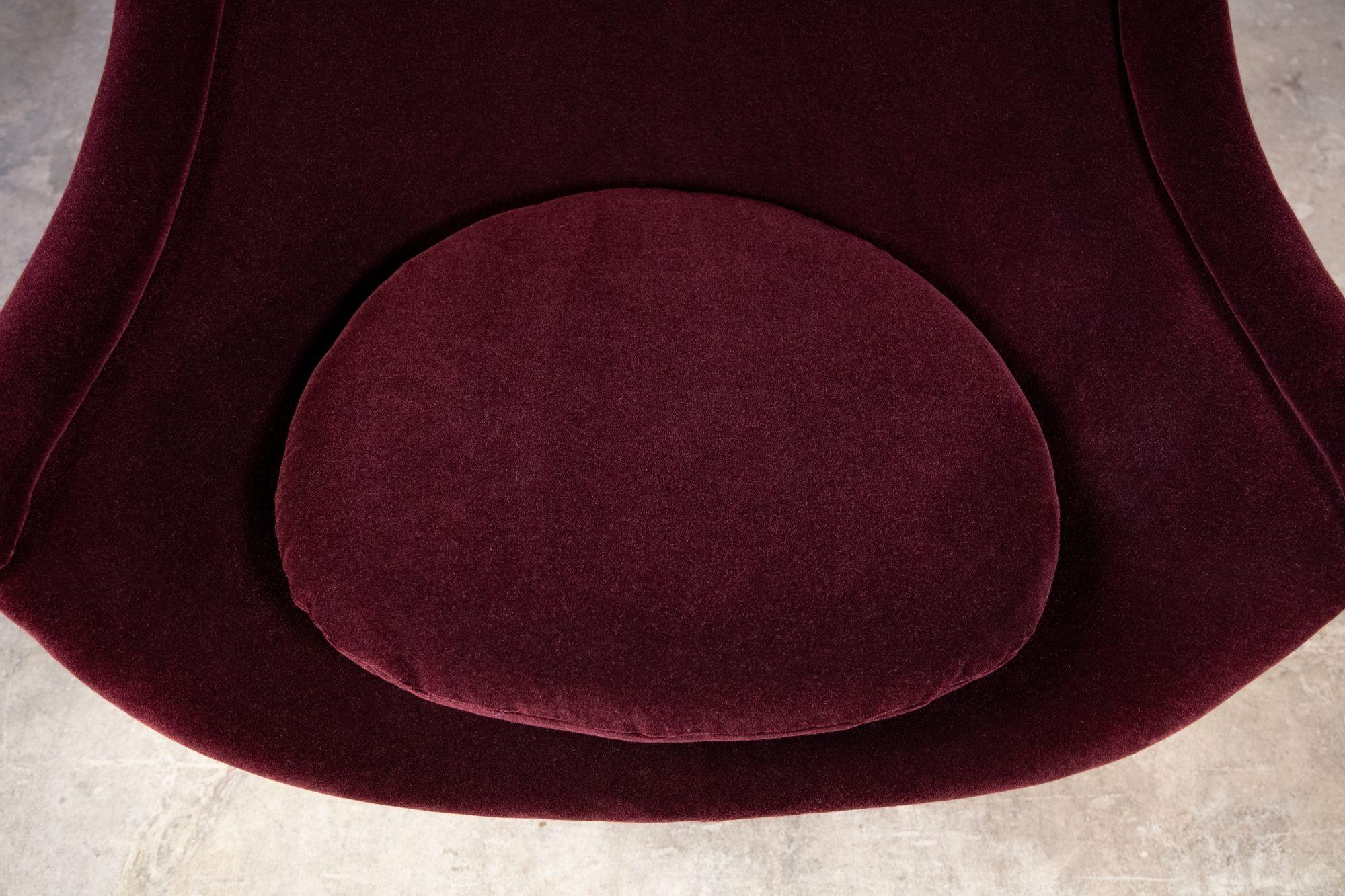 Pair of High Back Lounge Chairs & Ottoman by Warren Platner for Knoll 1