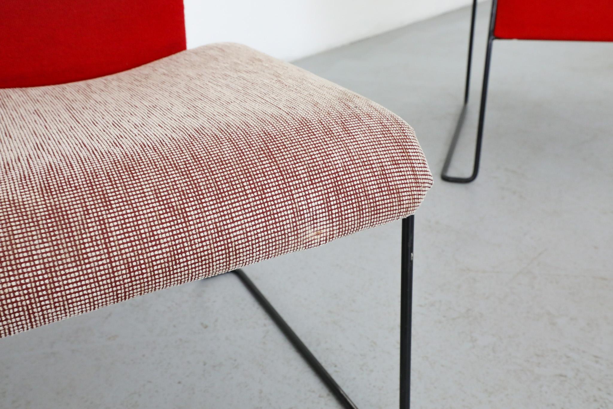Paire de chaises à haut dossier par Walter Antonis pour Hennie de Jong, 1980 en vente 5