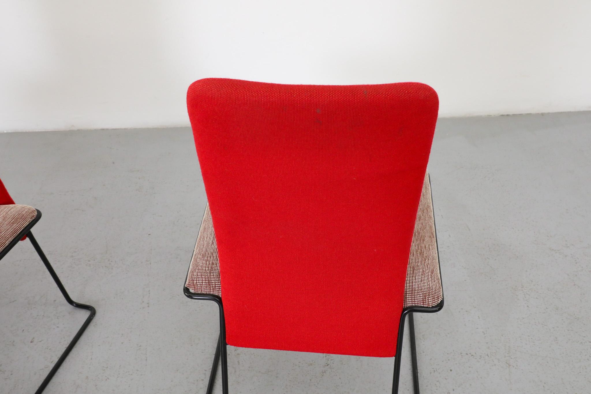 Paire de chaises à haut dossier par Walter Antonis pour Hennie de Jong, 1980 en vente 6