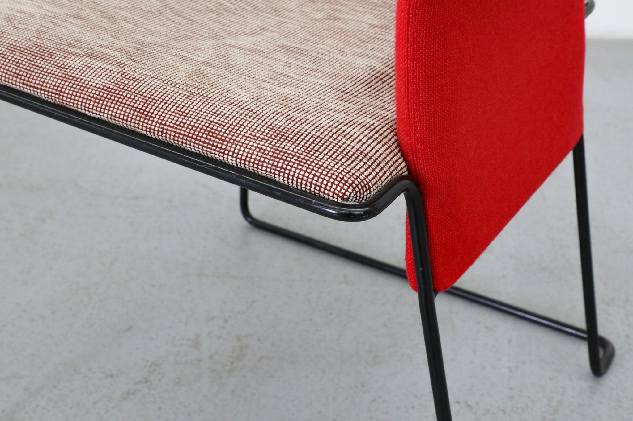 Paire de chaises à haut dossier par Walter Antonis pour Hennie de Jong, 1980 en vente 9