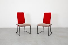Pair of Highback Chairs by Walter Antonis for Hennie de Jong, 1980