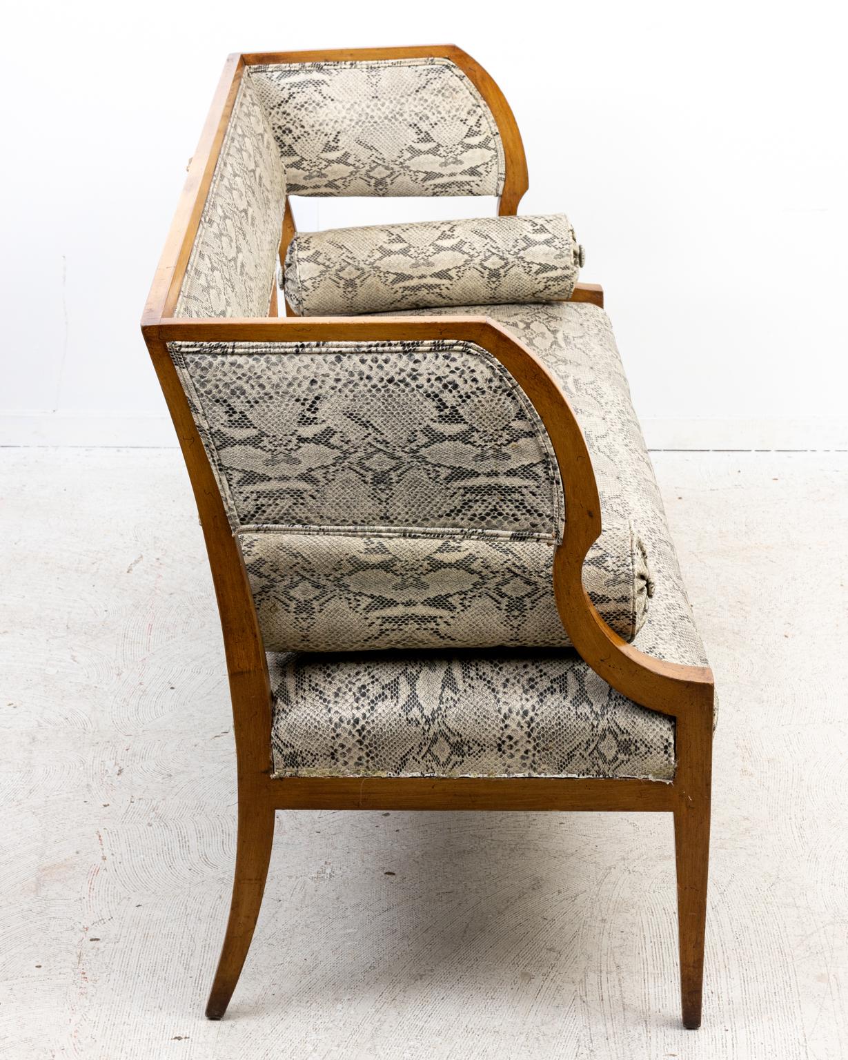 Pair of Highly Stylized Settees 6