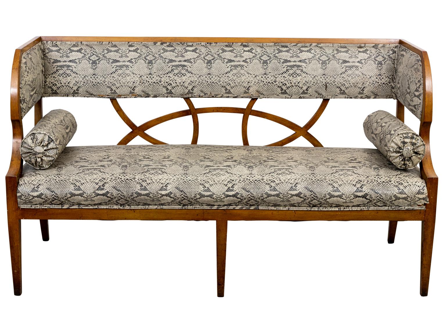 Pair of Highly Stylized Settees 2