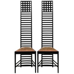 Pair of Hill House Ladder-Back Chairs, circa 1980