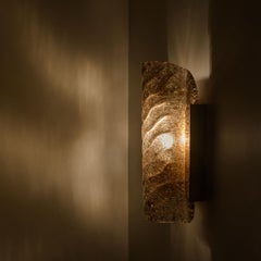 Pair of Hillebrand Massive Murano Wall Light Fixtures, 1960