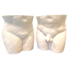 Paire de jardinières His and Her Planters / Adam and Eve