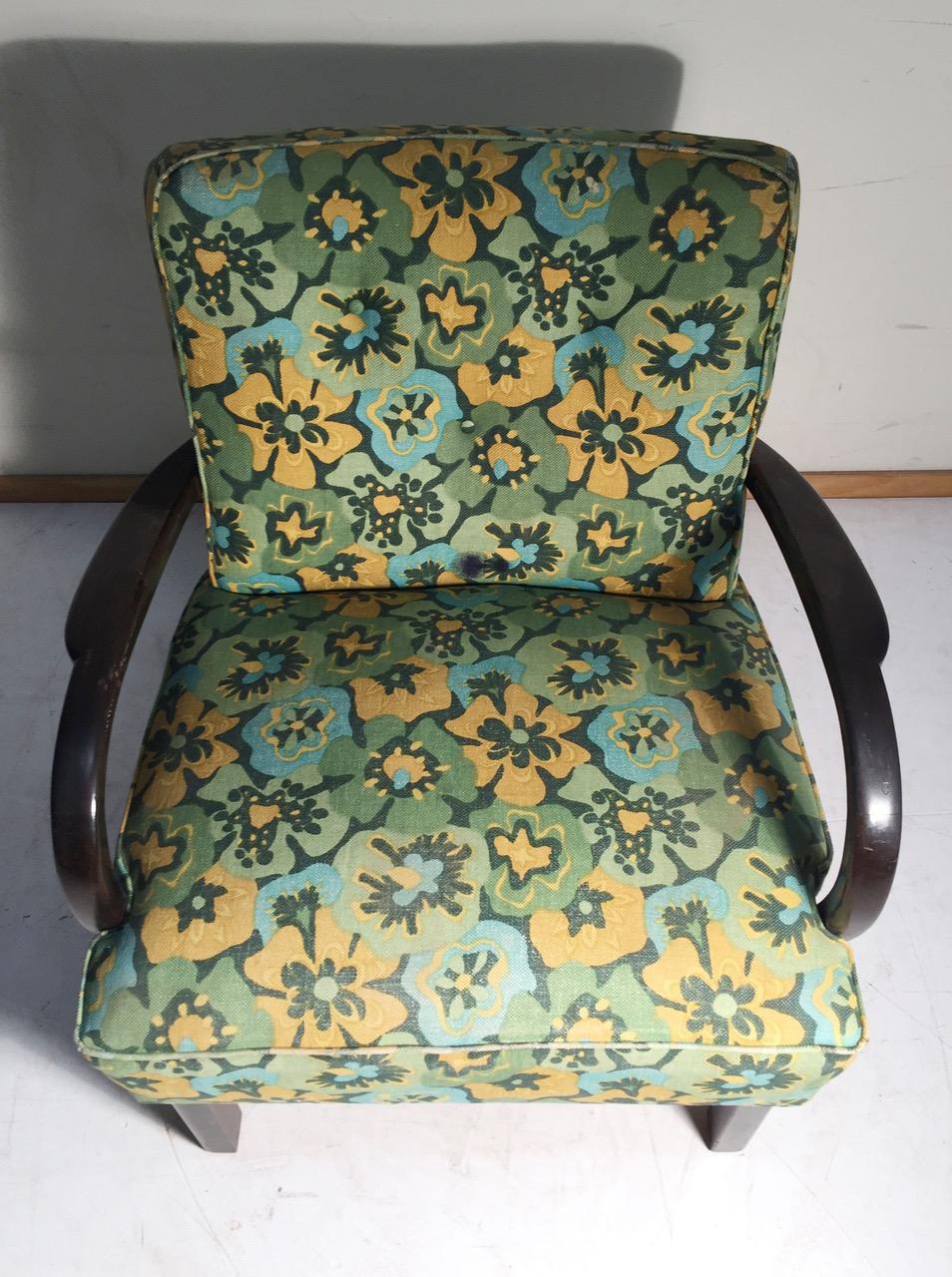 Pair of His & Her Vintage Chairs in the Manner of Edward Wormley for Dunbar 8