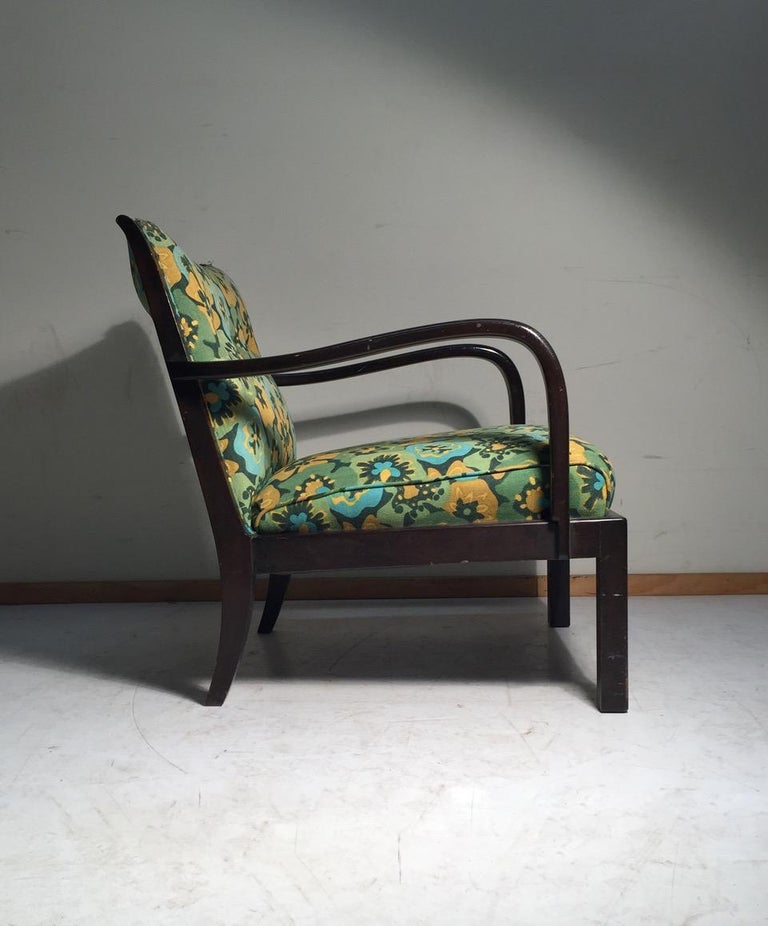 Pair of His and Her Vintage Chairs in the Manner of Edward Wormley for