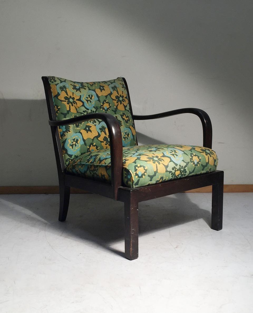 Pair of His & Her Vintage Chairs in the Manner of Edward Wormley for Dunbar In Good Condition In Chicago, IL