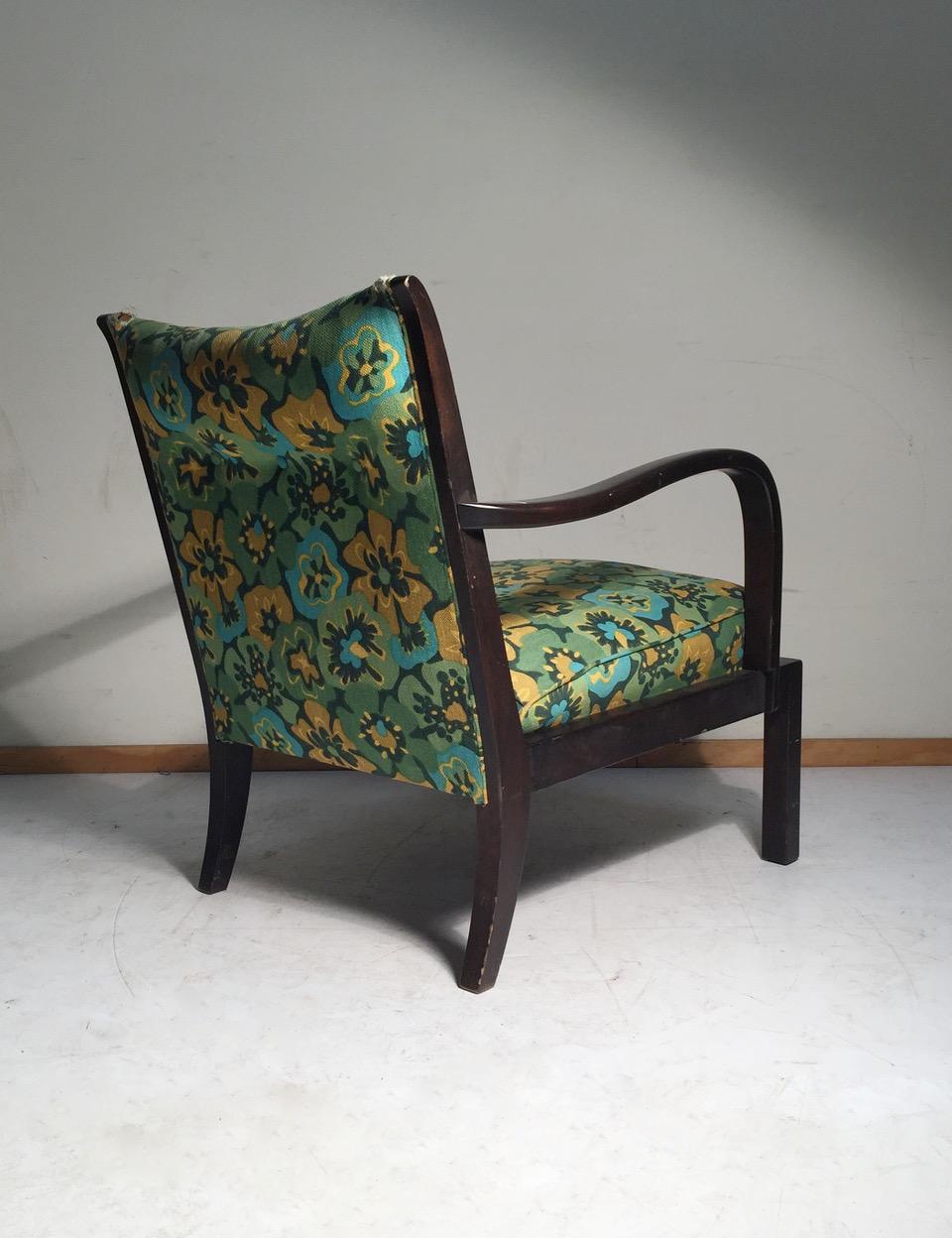 20th Century Pair of His & Her Vintage Chairs in the Manner of Edward Wormley for Dunbar