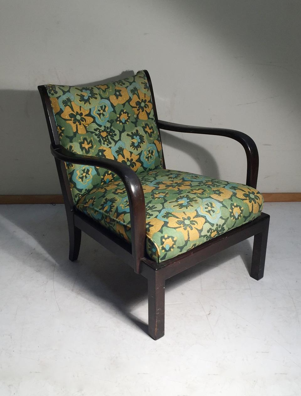 Pair of His & Her Vintage Chairs in the Manner of Edward Wormley for Dunbar 1