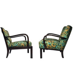 Pair of His & Her Vintage Chairs in the Manner of Edward Wormley for Dunbar