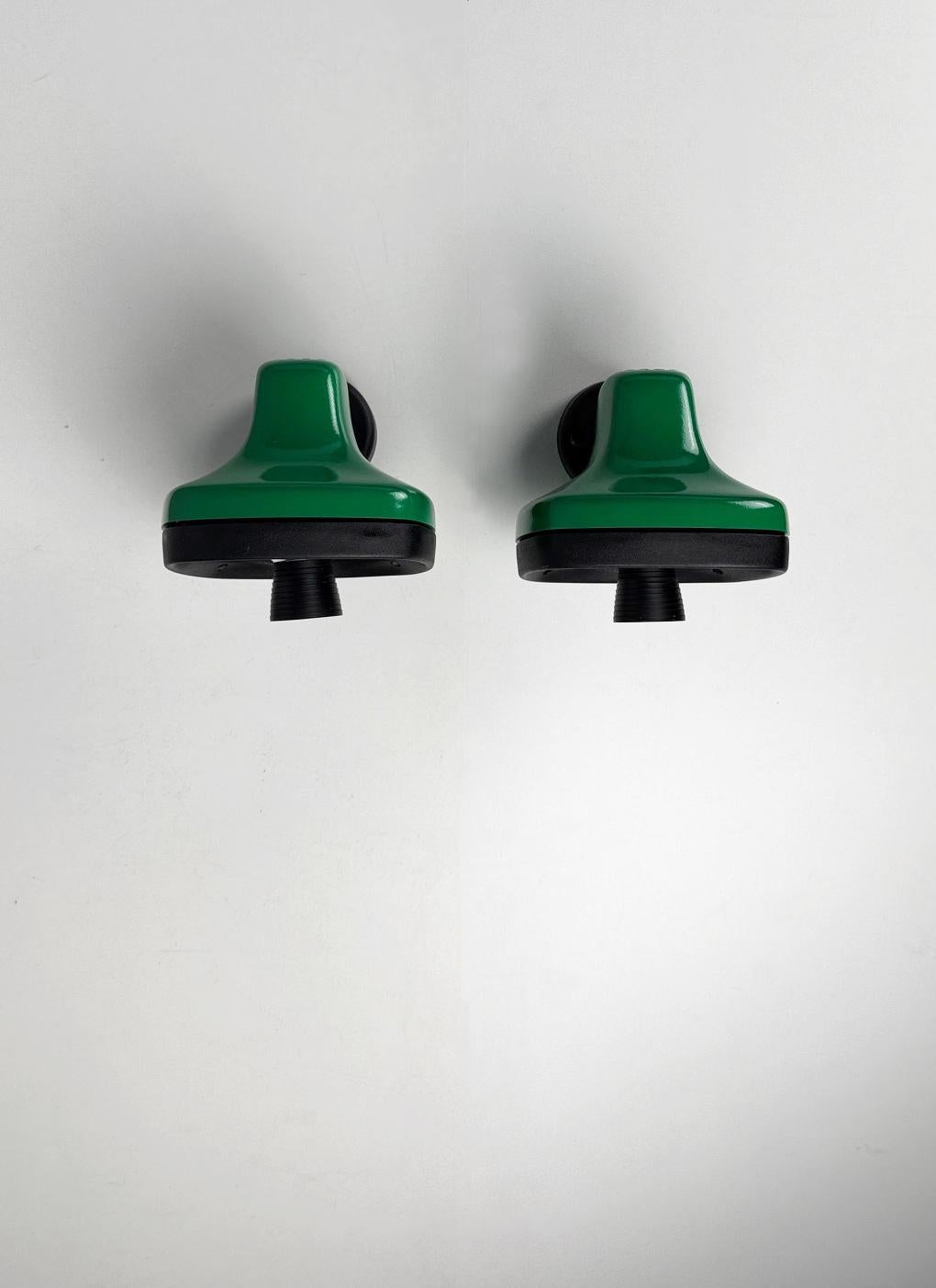 Ein Paar Hoffmeister Leuchten-Wandlampen, 70er-Jahre, Deutschland (Moderne der Mitte des Jahrhunderts) im Angebot