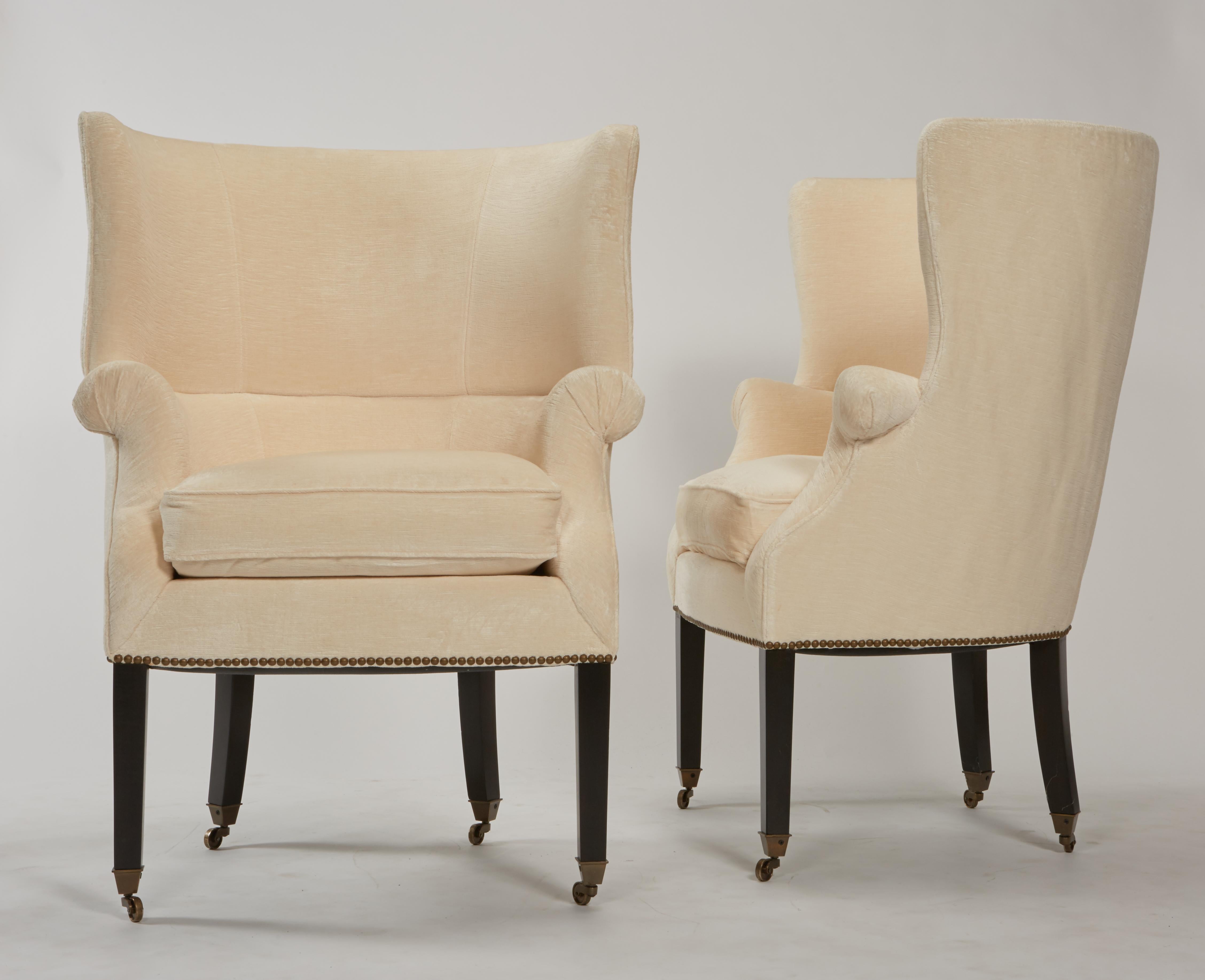 small wing back chairs