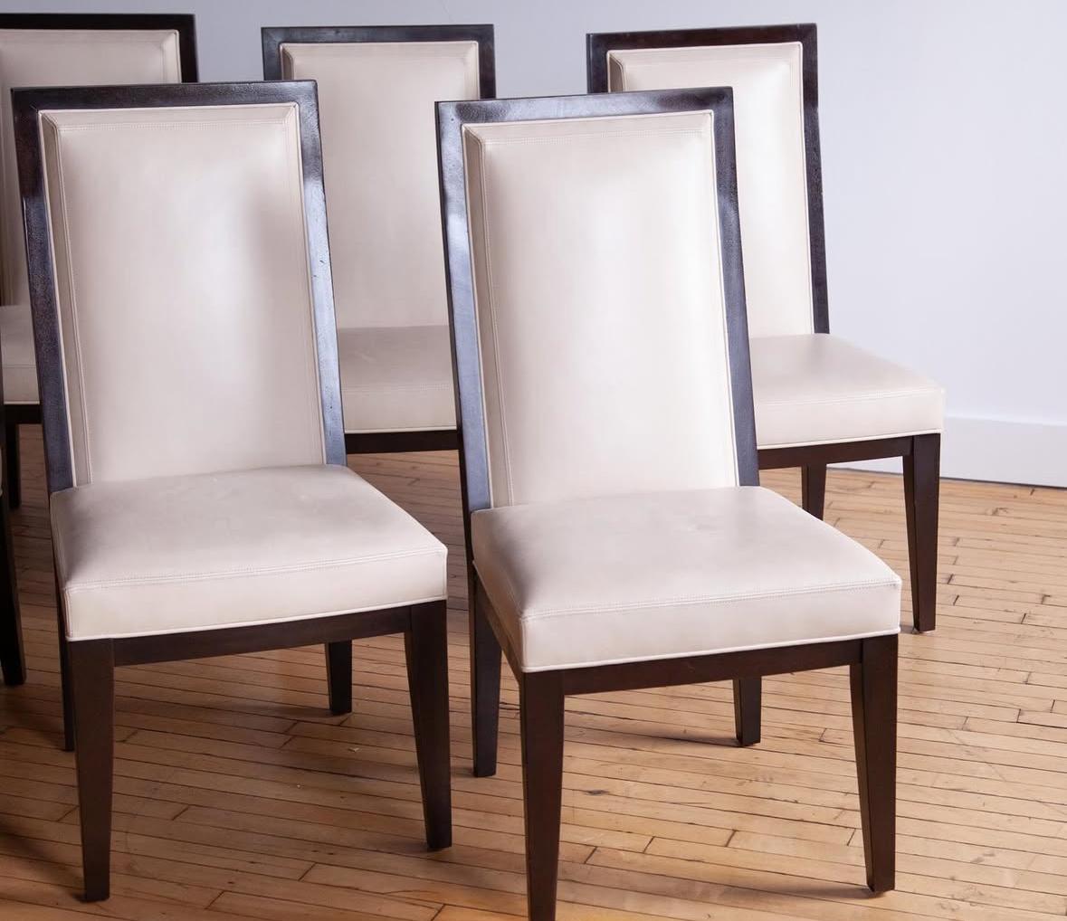 French Set of 4 - Jean Michel Frank Chairs For Sale