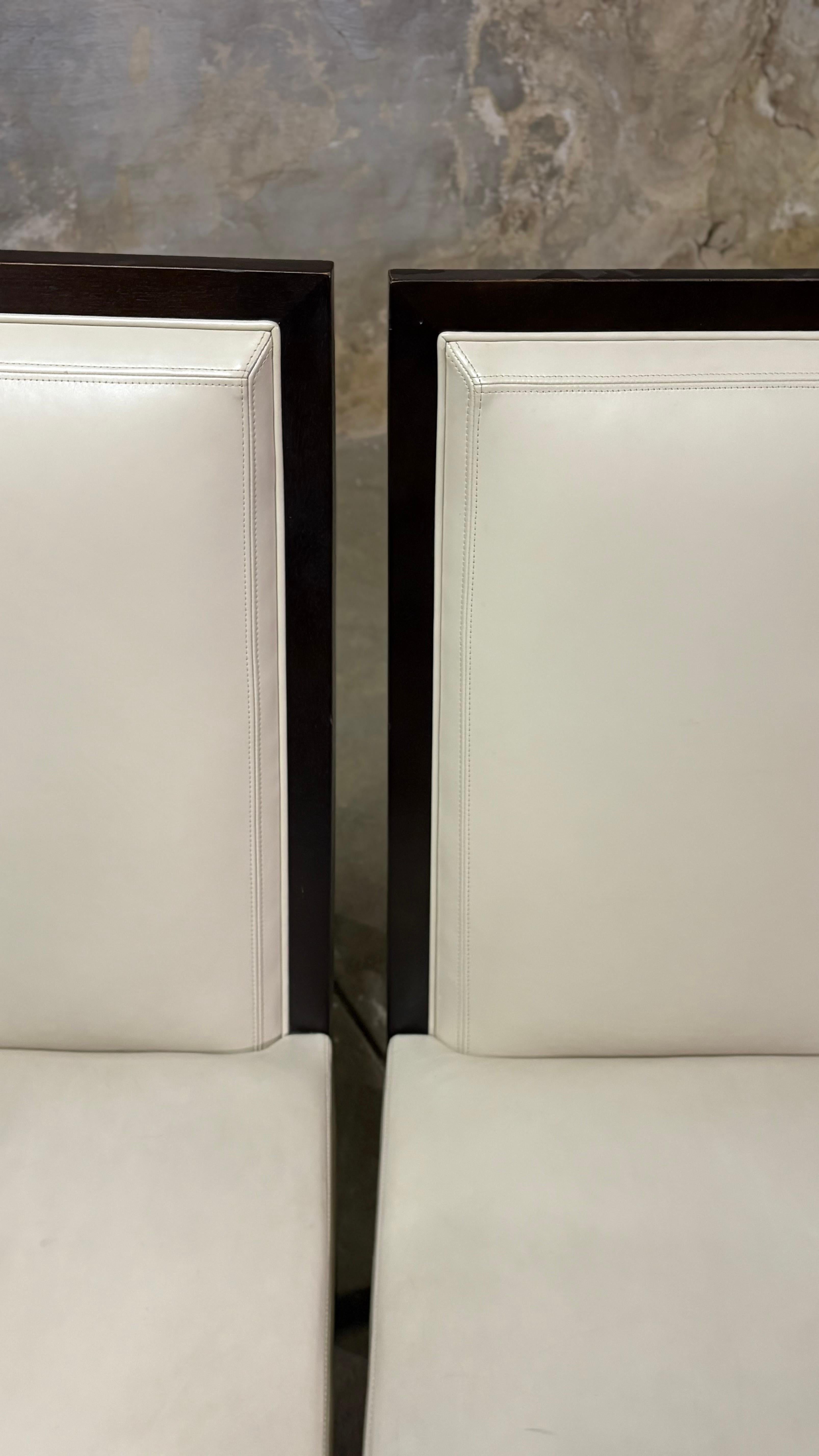 Set of 4 - Jean Michel Frank Chairs For Sale 1