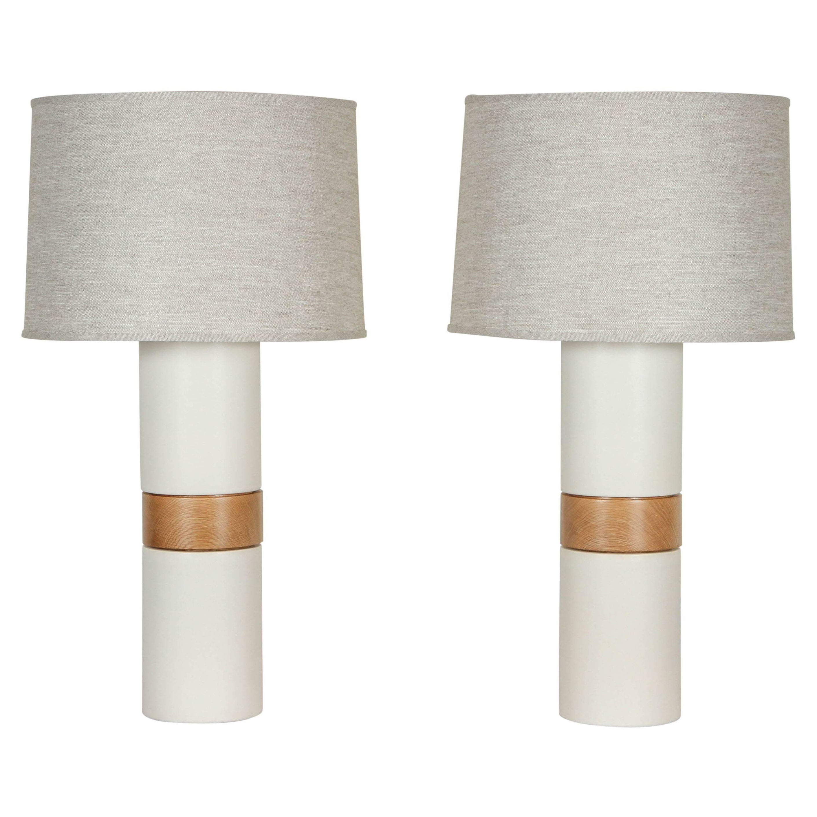 Pair of Holly Lamps by Stone and Sawyer