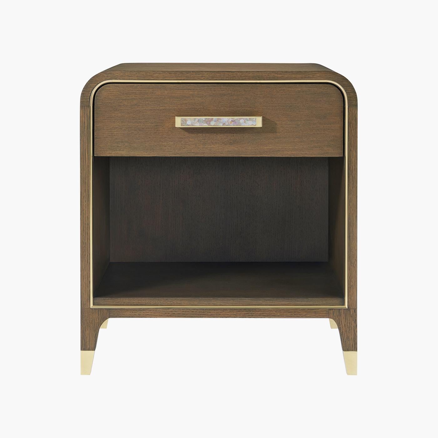 Vietnamese Pair of Hollywood Regency Bedside Tables For Sale