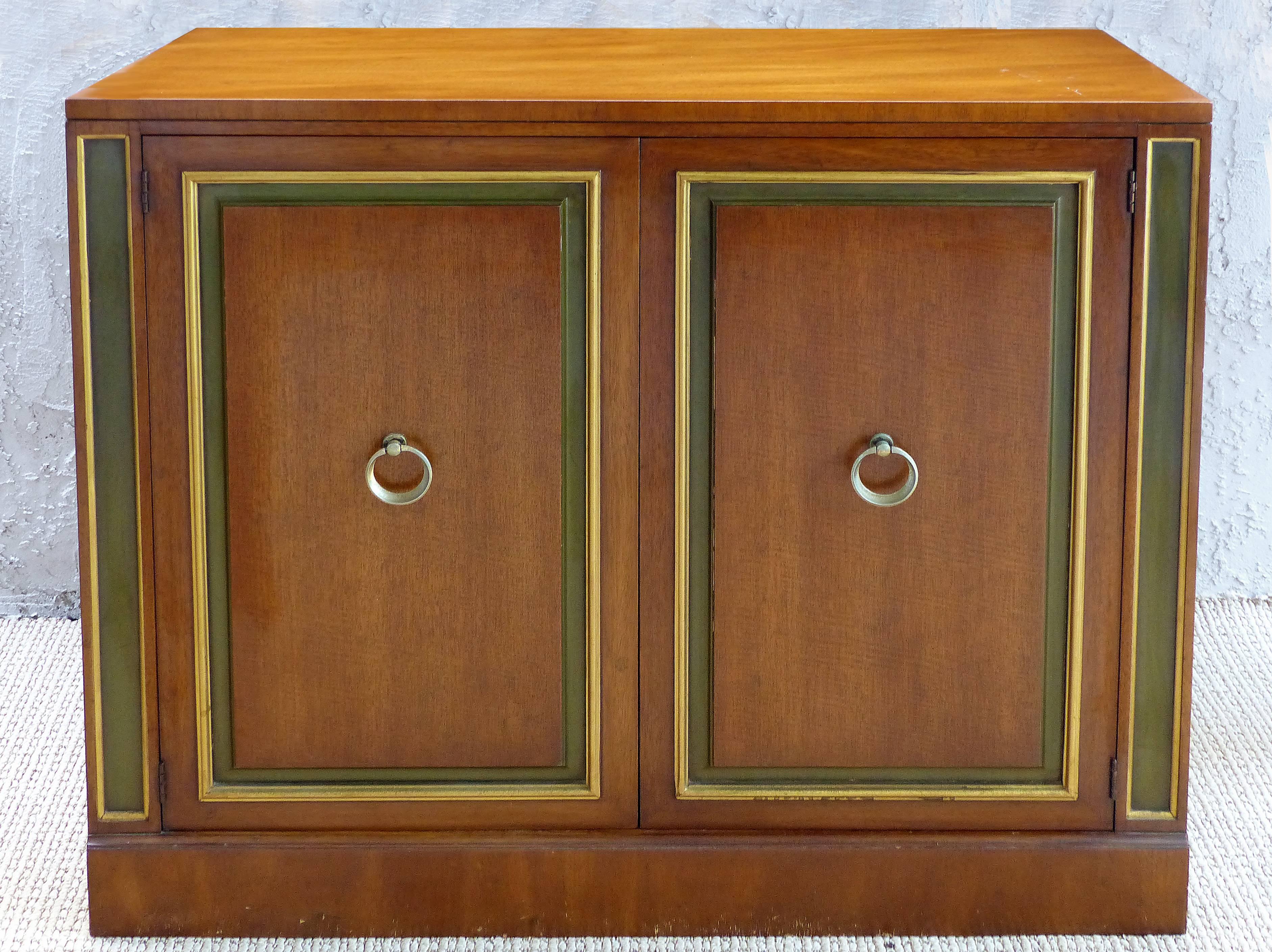 American Pair of Hollywood Regency Cabinets by Dorothy Draper for Heritage Furniture