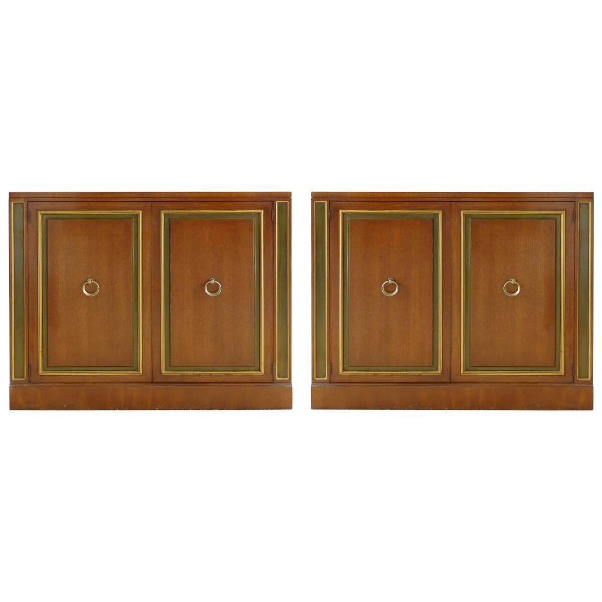 Pair of Hollywood Regency Cabinets by Dorothy Draper for Heritage Furniture
