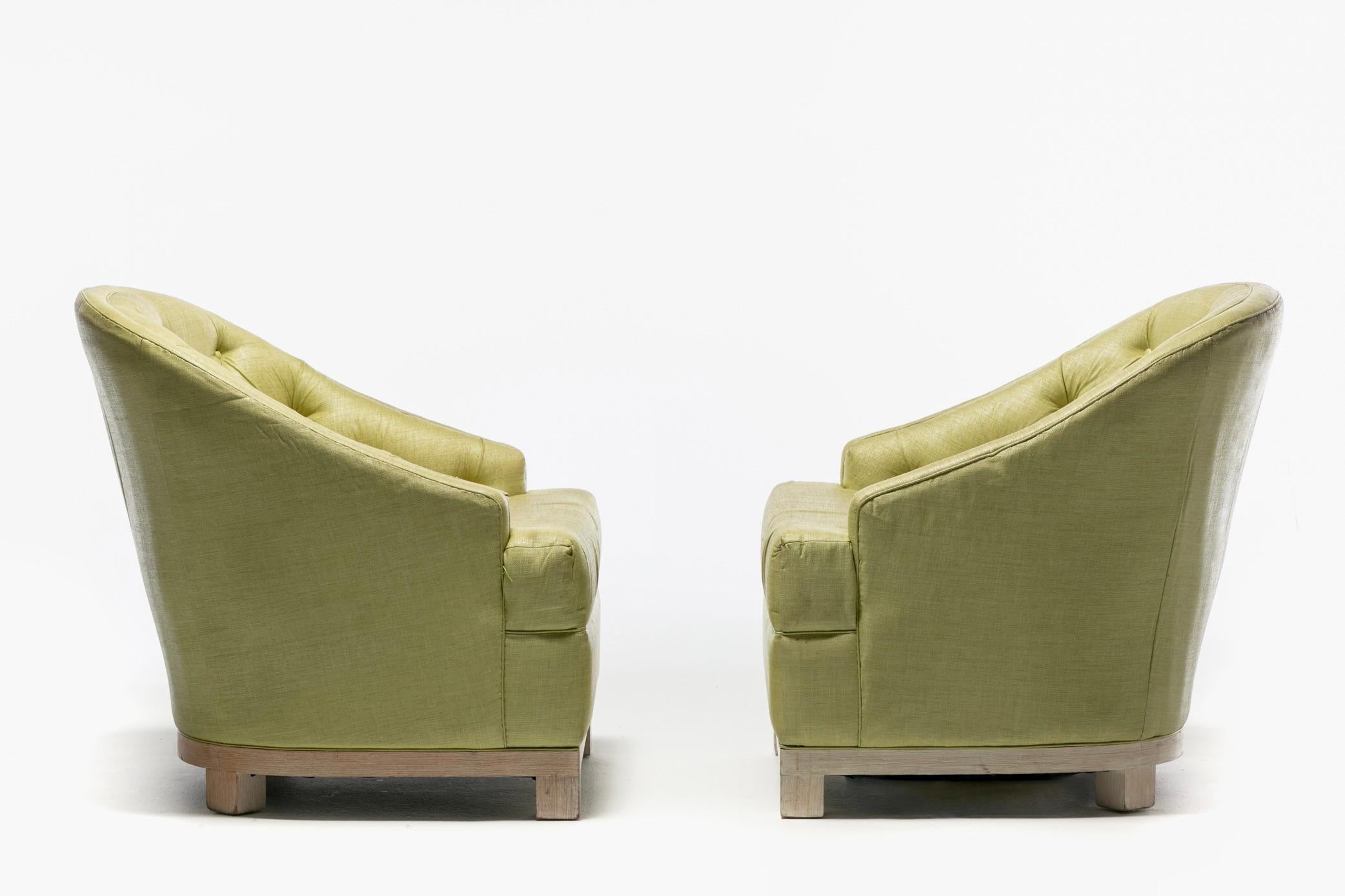 Américain Paire de fauteuils club Hollywood Regency du Viceroy Miami en vente