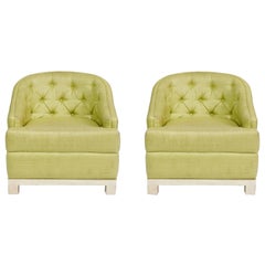 Used Pair of Hollywood Regency Club Chairs from the Viceroy Miami