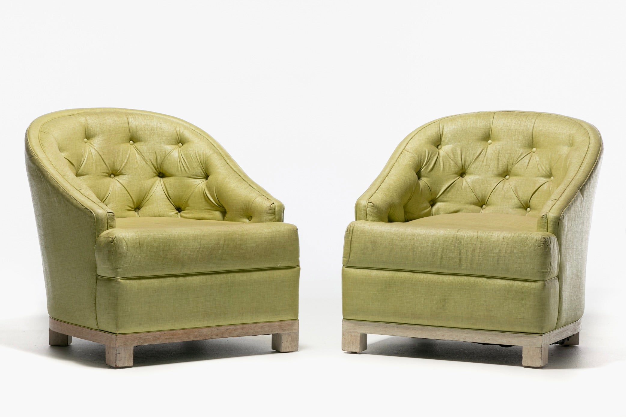 Pair of Hollywood Regency Club Chairs from the Viceroy Miami