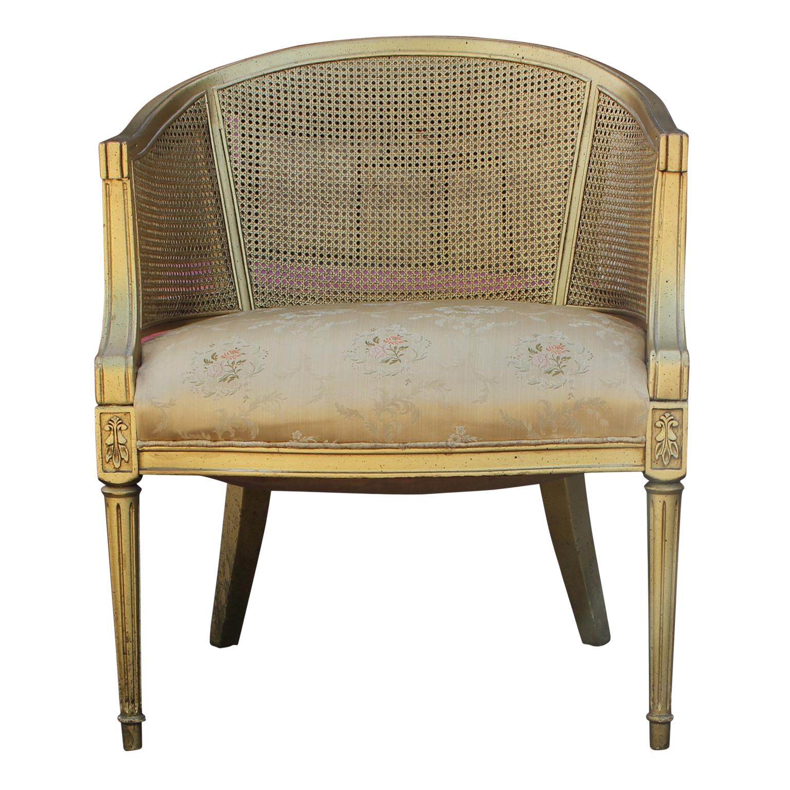 hollywood regency barrel chairs