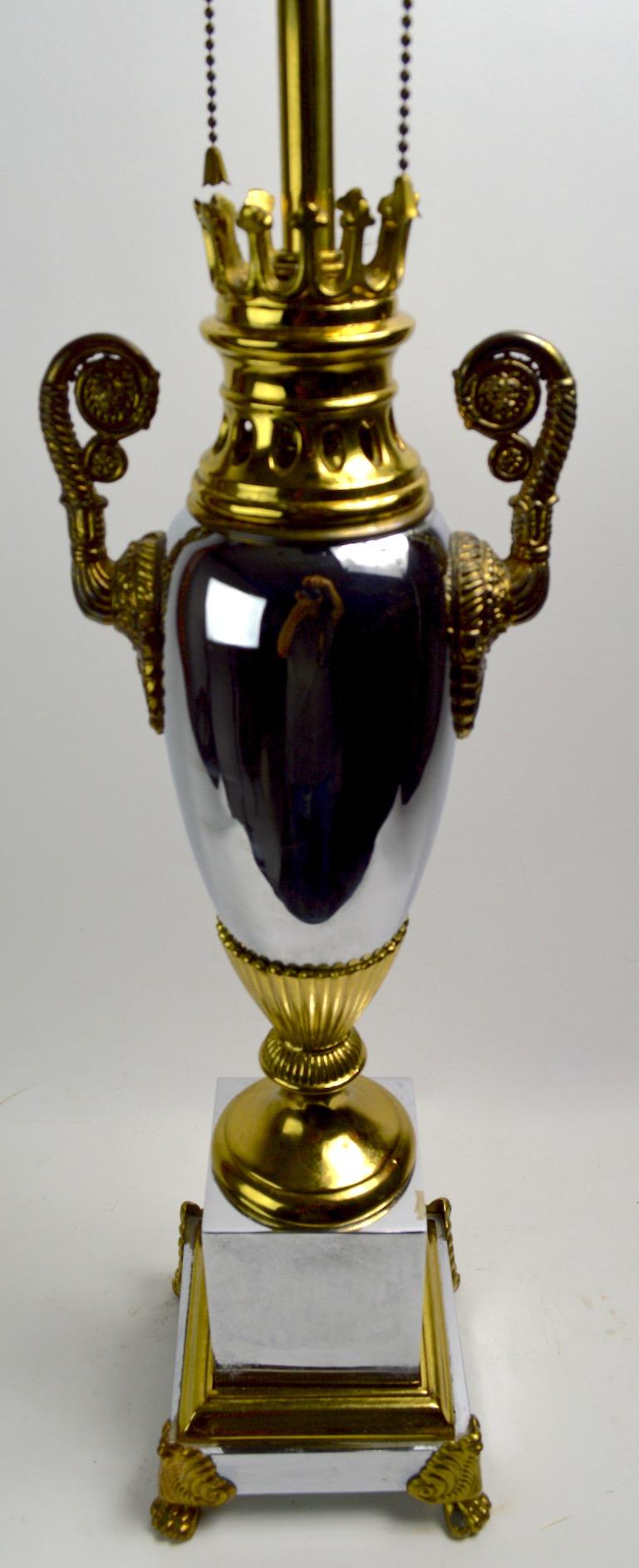 20ième siècle Paire de lampes Hollywood Regency par Tyndale en vente