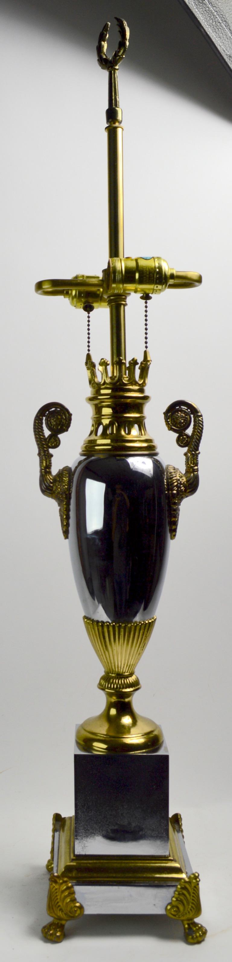 Paire de lampes Hollywood Regency par Tyndale en vente 1