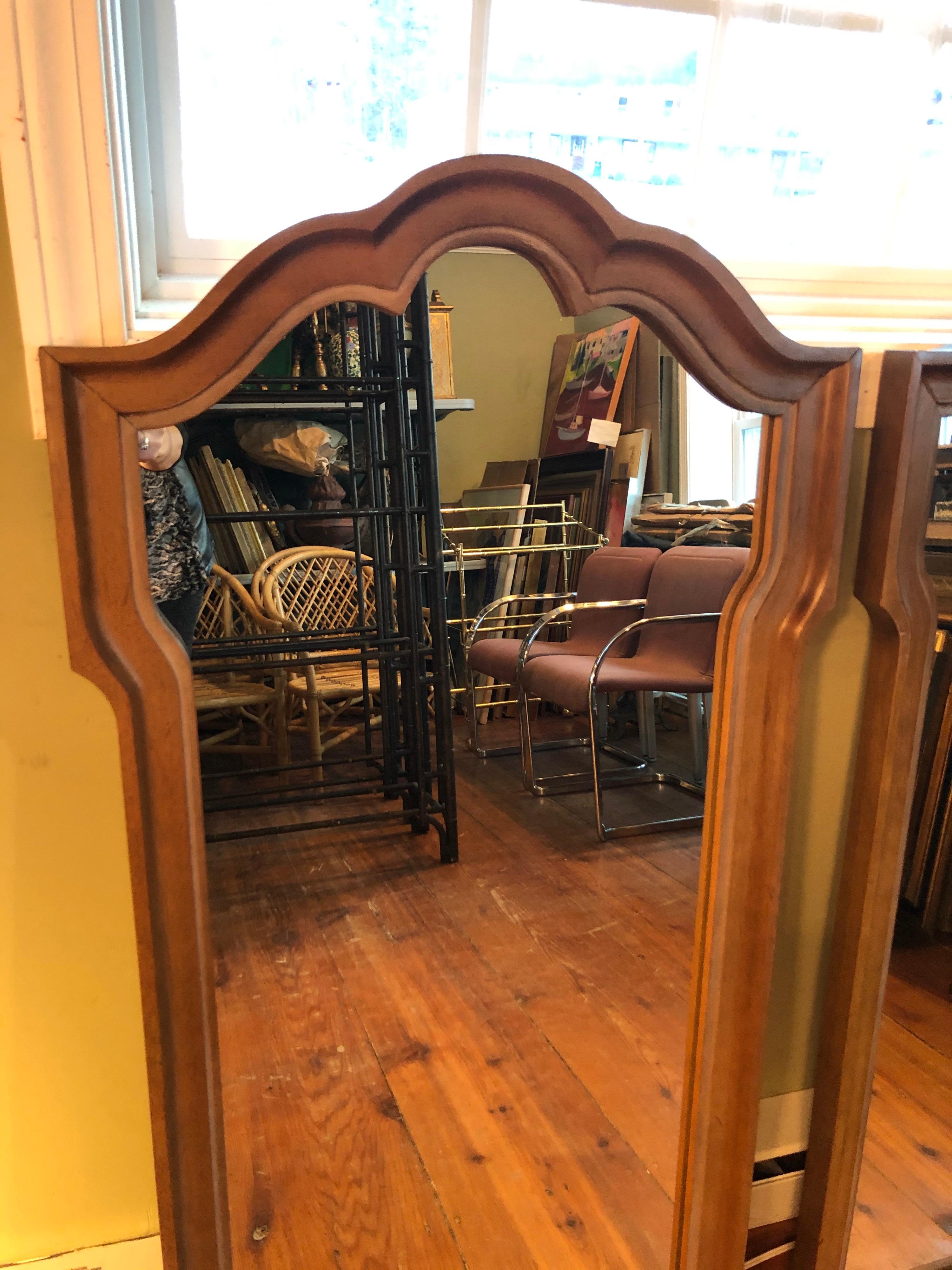Pair of Hollywood Regency Mirrors For Sale 7
