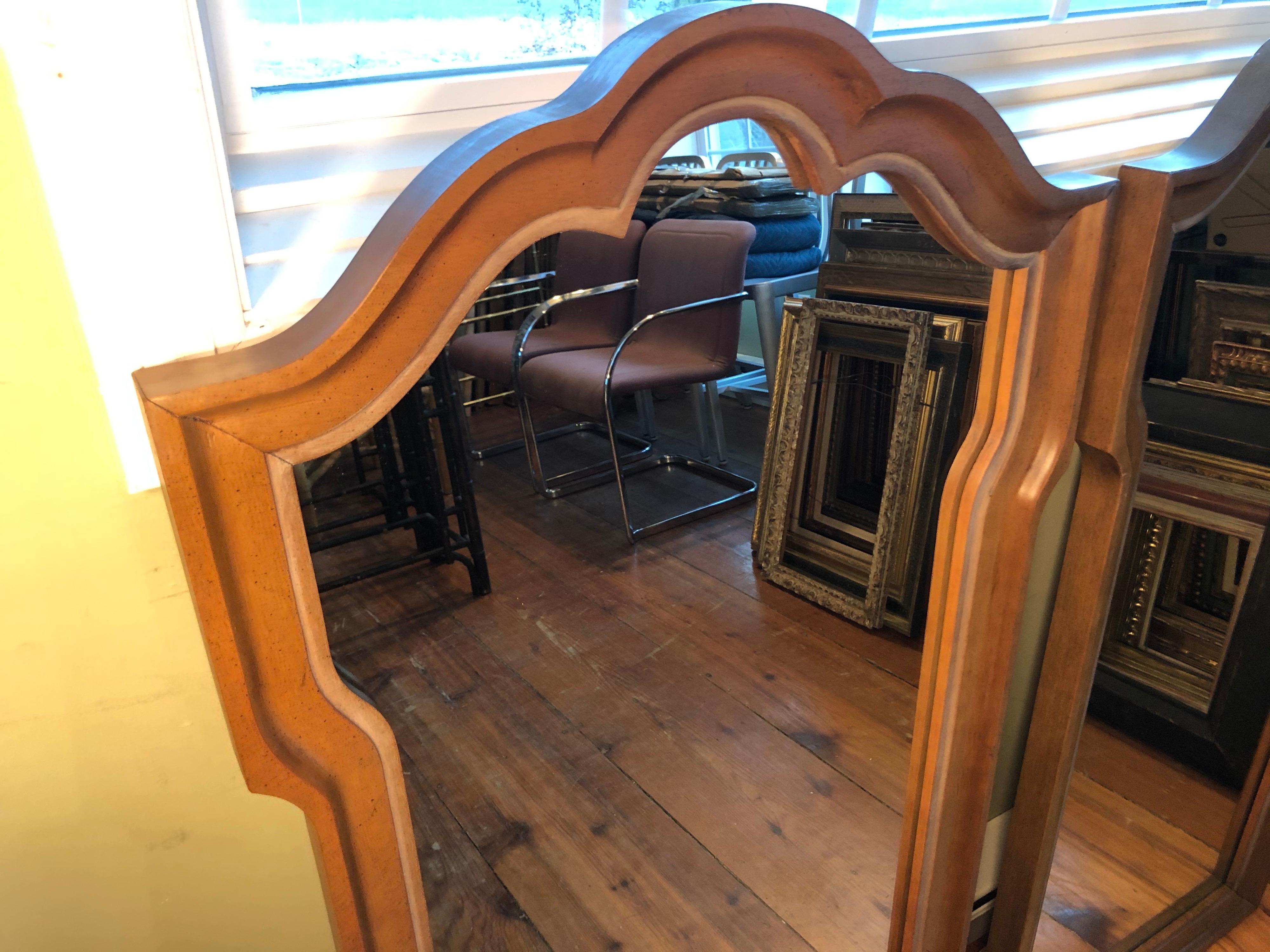 Pair of Hollywood Regency Mirrors For Sale 3