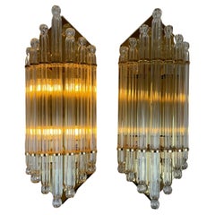 Pair of Hollywood Regency Sconces by Vadisa, 1980s