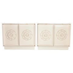 Pair of Hollywood Regency Style Cabinets by Lane