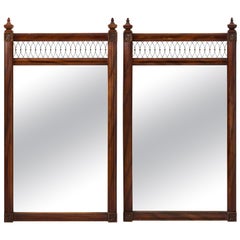 Pair of Hollywood Regency Style Mirrors, circa 1960s Pair of Hollywood Regency Style Mirrors, circa 1960s