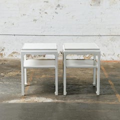 Pair of Hollywood Regency Style Side Tables